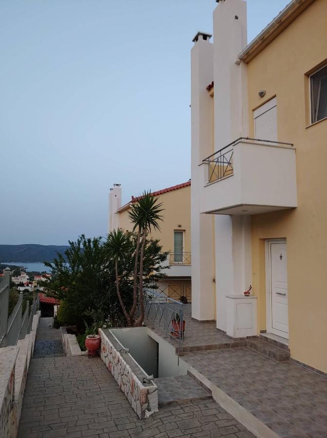 Villa Christine - Maisonettes With Fireplace Aliveri Buitenkant foto